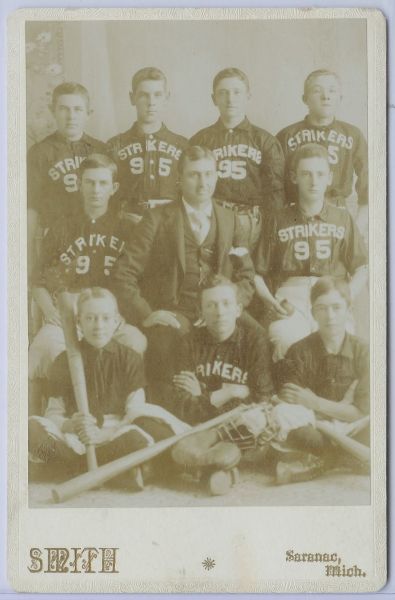 1880 Saranac MI Strikers Team Photo